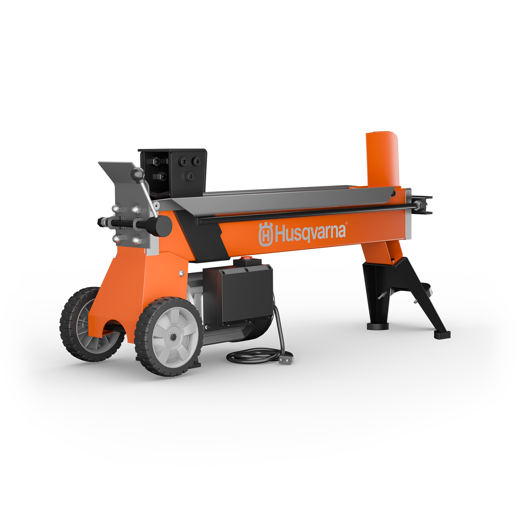 066004 Husqvarna log splitter back angle view
