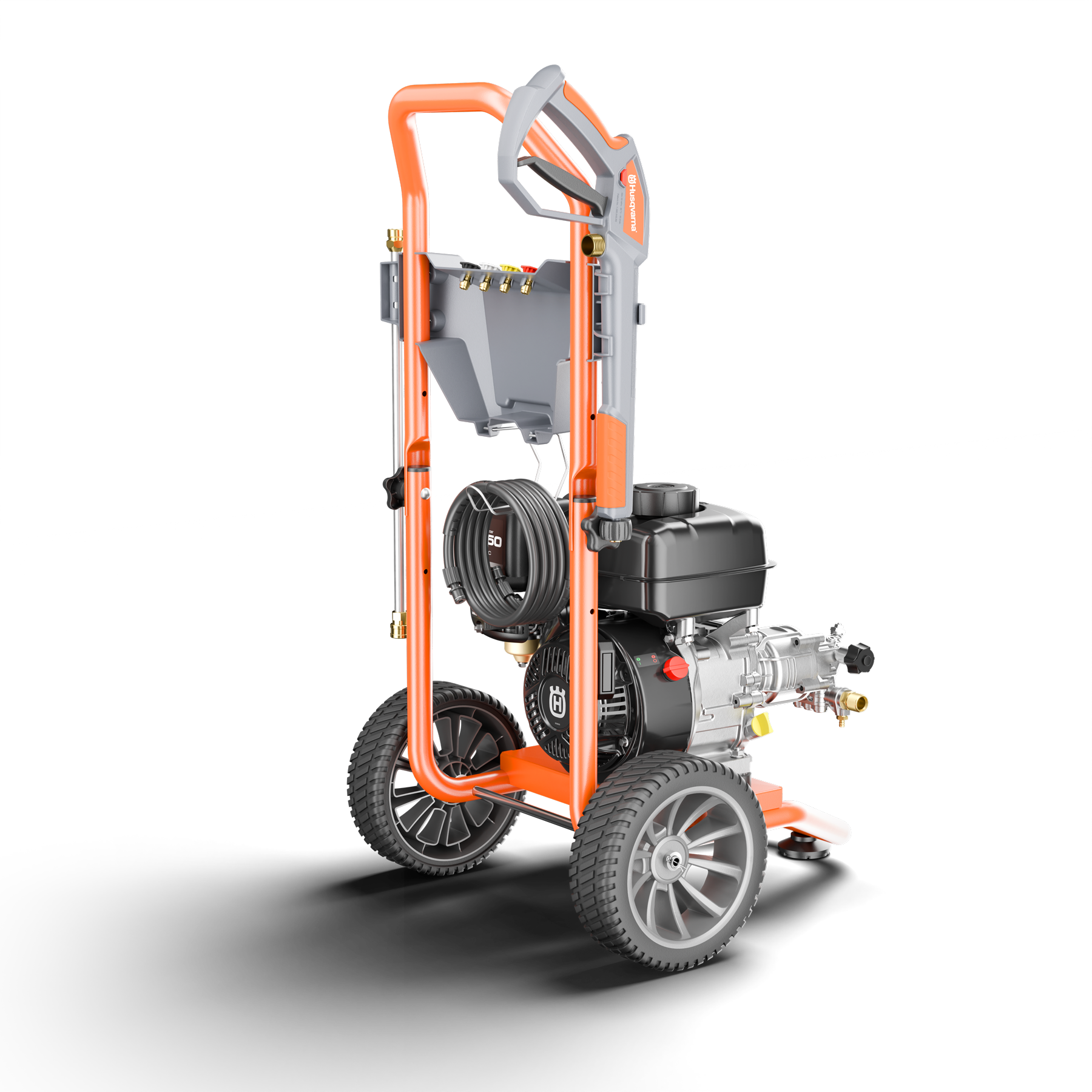 022012 Husqvarna pressure washer back angle view