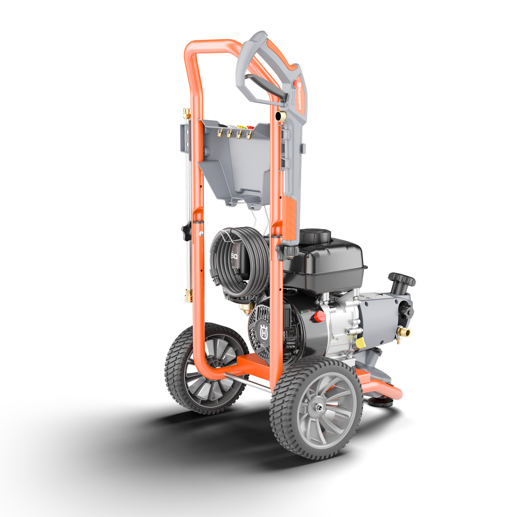 022012 Husqvarna pressure washer back angle view