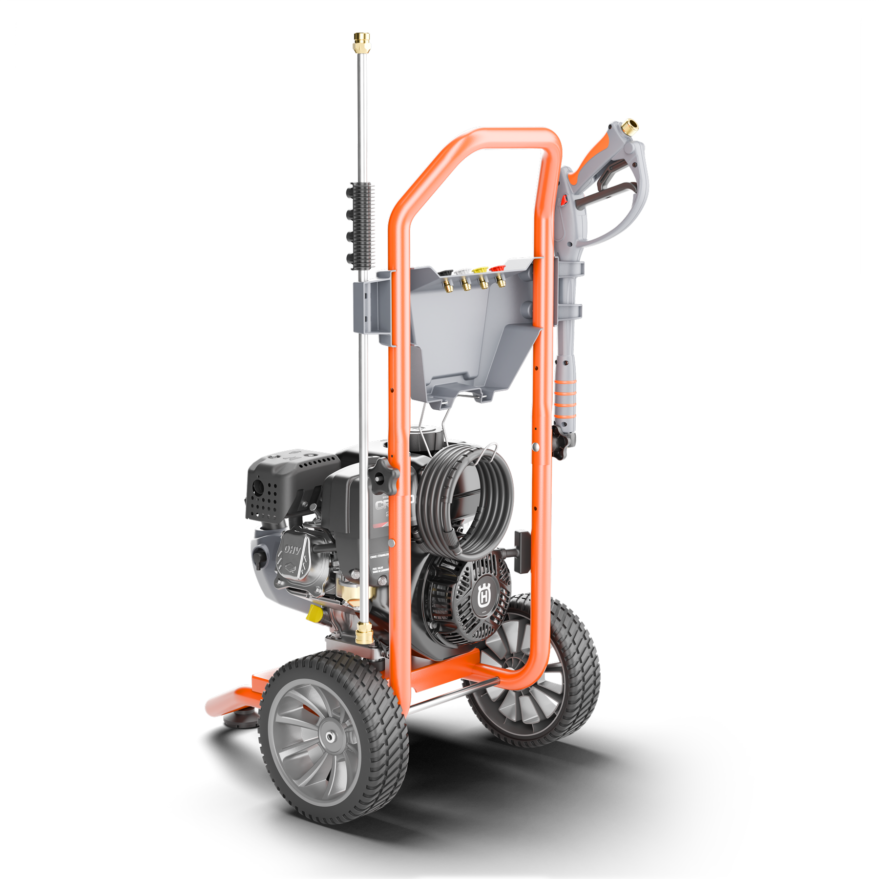 022015 Husqvarna pressure washer back angle view