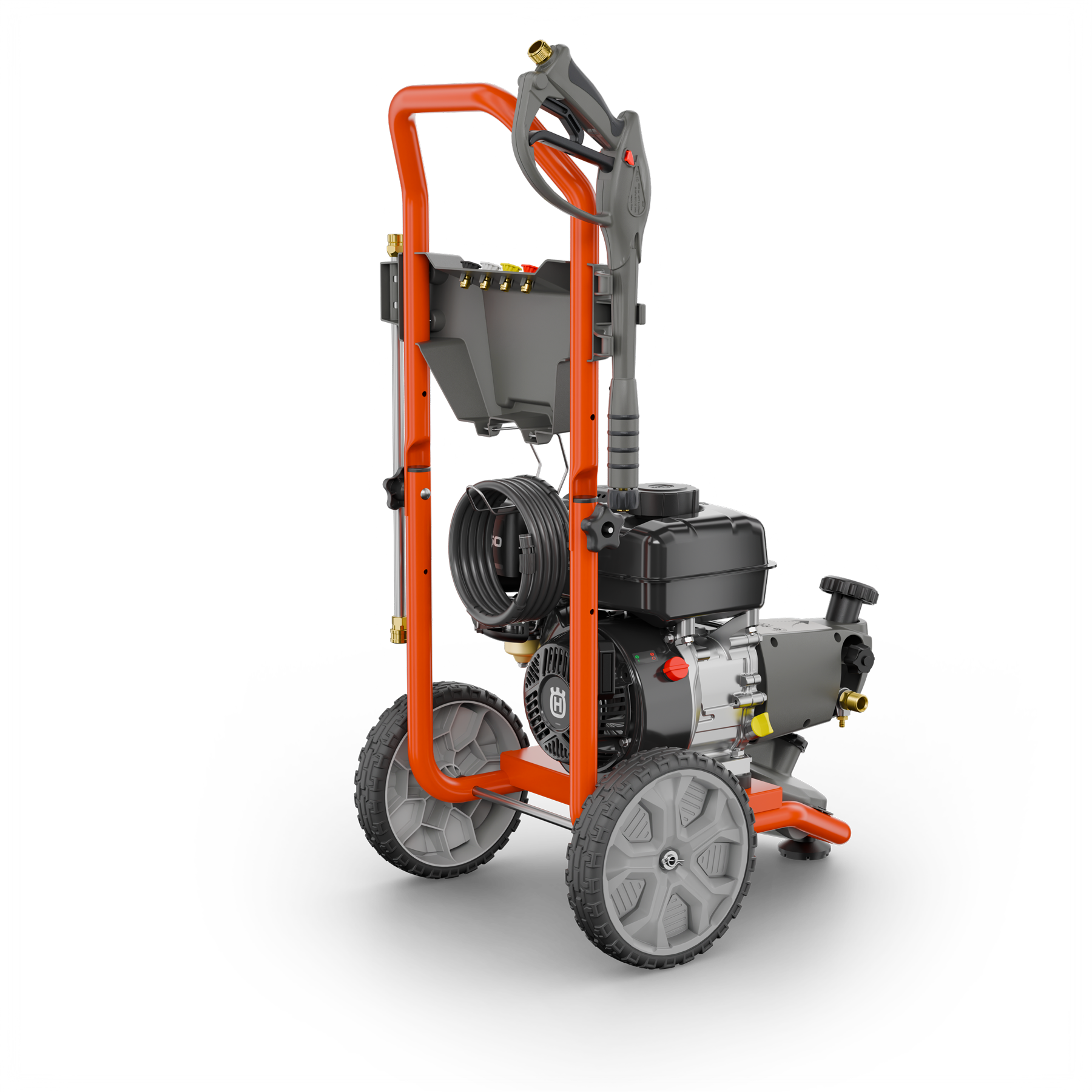 022054 Husqvarna pressure washer back angle view