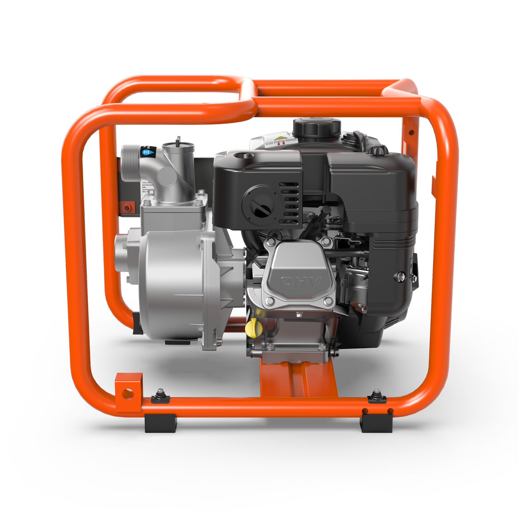 077004 Husqvarna clean water pump back view